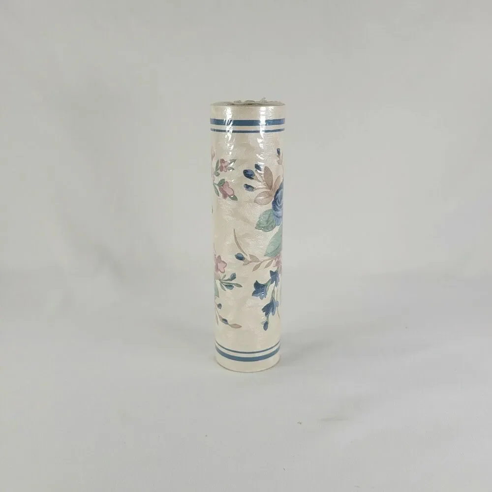 Vintage Floral Wallpaper Border Cottagecore Granny Country 5 yd Vinyl Sealed New